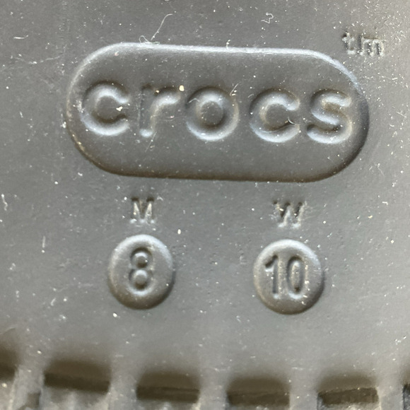 Crocs Furever Crush Black fur Lined chunky Clogs Mens size 8 womens size 10 fur - Picture 12 of 16